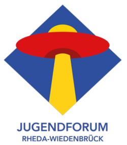 Logo des Jugendforums der Demokratiepartnerschaft Rheda-Wiedenbrück